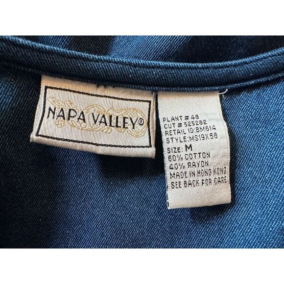 Vintage Denim Maxi Dress Size Medium - Picture 3 of 7